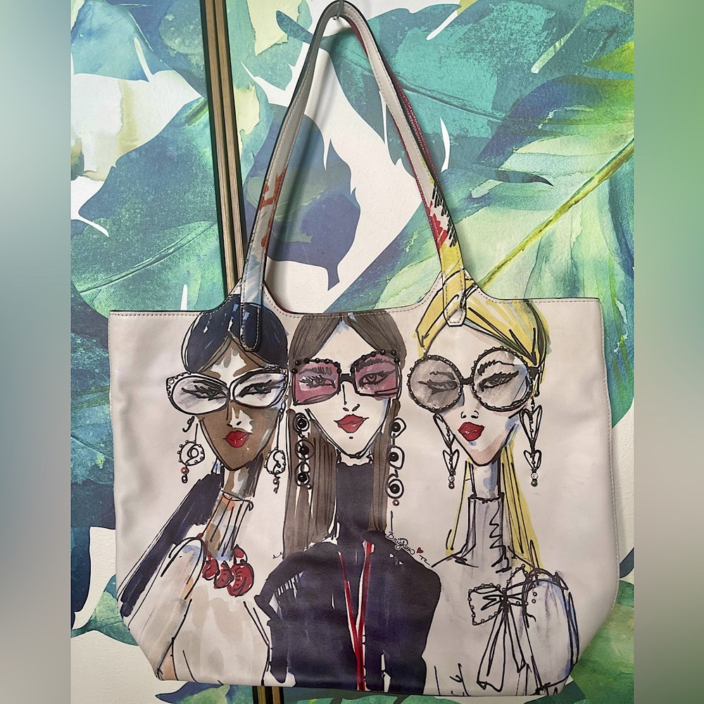 Brighton Large Soft Leather Tote Fashionista Passport Collection Handbag